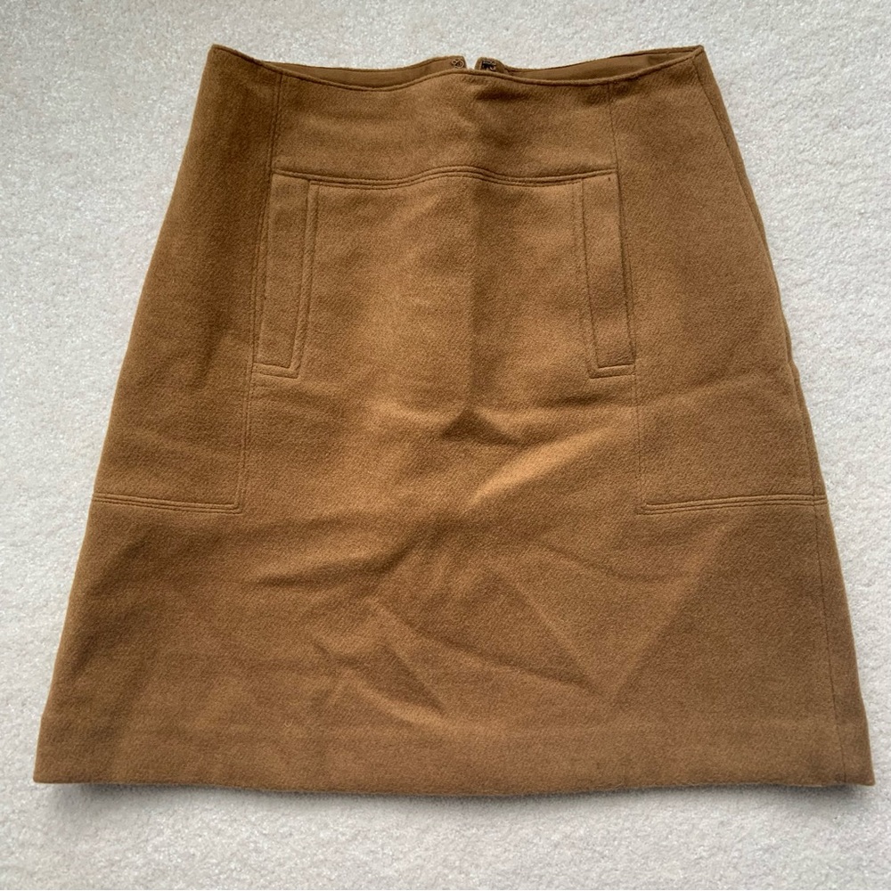 LOFT Camel Skirt